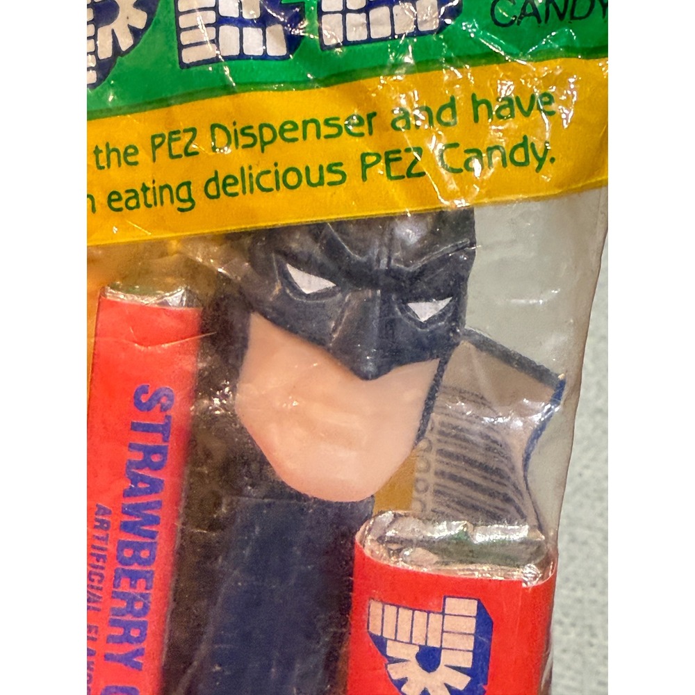 Vintage PEZ Batman Dispenser New in Original Sealed Packaging with Candy
